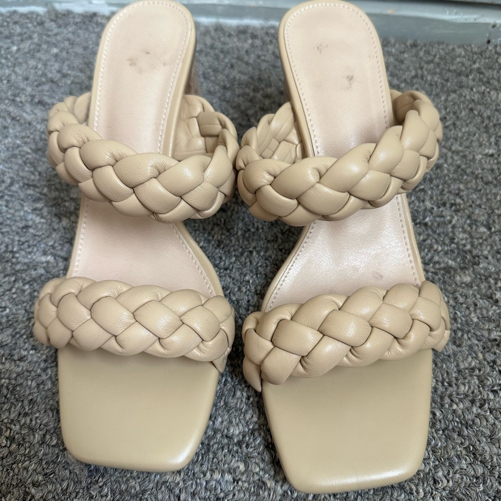 Braided Strap Heels